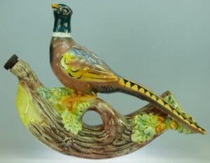 Bouteille GARNIER en céramique émaillée - Faisan