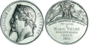 France - Second Empire, Société Protectrice des Animaux, attribuée, 1864 Paris