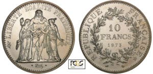 10 francs Hercule 1973