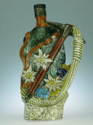 Bouteille en céramique Borghini Lacrima Christi - Gourde, piolet et corde