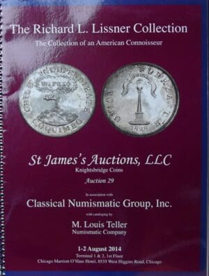 The Richard L. Lissner - Collection, auction 29, 1-2 August 2014
