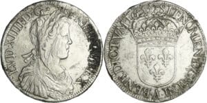 France - Louis XIV (1643-1715) - Ecu à la mèche longue - 1653 A (Paris)