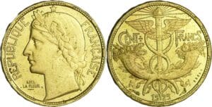 France - Troisième république (1871-1940) - Essai concours de 100 Francs De la Fleur 1929
