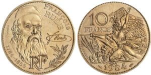 France - Cinquième république (1959- ) - Essai 10 francs François Rude 1984