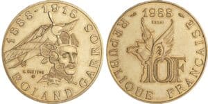 France - Cinquième république (1959- ) - Essai 10 francs Roland Garros 1988