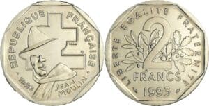 France - Cinquième république (1959- ) - Essai 2 francs Jean Moulin 1993