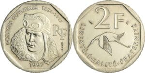 France - Cinquième république (1959- ) - Essai 2 francs Georges Guynemer 1997