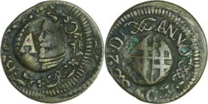Espagne - Carlos III 1701-1714) - 2 dineros (Ardite) 1709 (Barcelone)