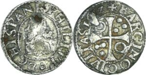 Espagne - Philippe III (1598-1621) - 1/2 croat (Barcelone)