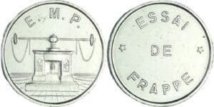 France - Cinquième république (1959- ) - Essai de frappe (10 francs République) ND (1986)