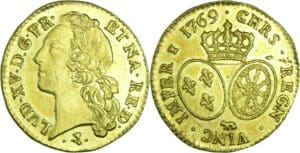 France - Louis XV (1715-1774) - Louis d’or de Béarn au bandeau - 1769 (Pau)