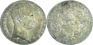 France - Napoléon 1er (1804-1814) - 5 francs An 13 D (Lyon)