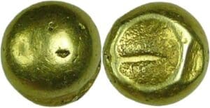 France - Sénons - Quart de statère en forme de poids-chiche (100-80 av. J.-C.)