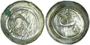 France - Alsace - Strasbourg - Monnaie épiscopale - Heinrich Von Staleck - Denier à l'agneau Pascal