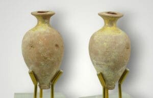 Romain - Vase amphorique en terre cuite - 1er / 2ème siècle ap. J.-C.