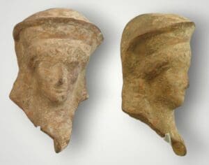 Grèce - Tête en terre cuite - 5ème siècle av. J.-C.