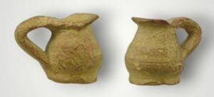 Romain - Vase à onguents en terre cuite - 2ème / 4ème siècle ap. J.-C.