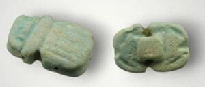 Egypte - Basse époque - Scarabée en fritte - 664 / 343 av. J.-C. (26ème-30ème dynastie)