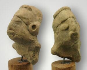 Proche Orient - Tête en terre cuite - 2000 av. J.-C.