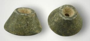 Précolombien - Maya - Ornement d'oreilles en pierre - 7ème / 9ème siècle ap. J.-C.