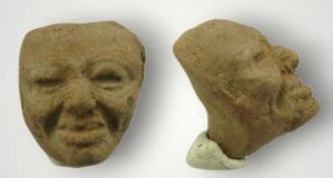 Précolombien - Teotihuacan - Tête en terre cuite - 600 / 1000 ap. J.-C.