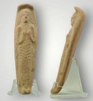 Moyen orient - Idole plaquette féminine en terre cuite - Fin 1er mill av. J.C.