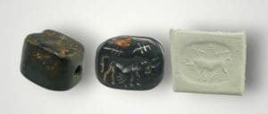 Perse - Sassanide - Cachet en hématite - 200 av / 500 ap. J.-C.