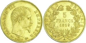 France - Napoléon III (1852-1870) - 5 francs grand module 1859 A (Paris)