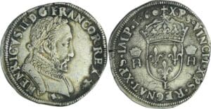 France - François II (1559-1560) - Teston - 3ème type - 1560 L (Bayonne)
