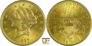 Etats-Unis - Liberty Head - 20 dollars 1897 S (San Francisco)