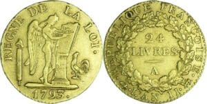 France - Convention (1792-1795) - 24 livres 1793 A (Paris)