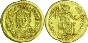 Justin II - Solidus (565-578, Theoupolis, (Antioche)