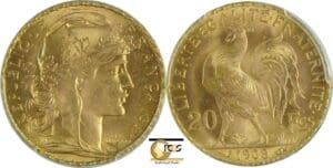 France - Troisième république (1871-1940) - 20 francs Marianne 1908 A (Paris)