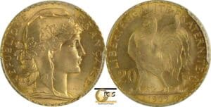 France - Troisième république (1871-1940) - 20 francs Marianne 1909 A (Paris)