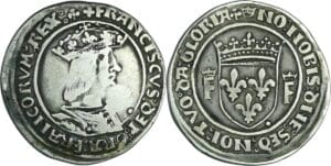 France - François 1er (1515-1547) - Teston - 13ème type - Lyon