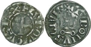 France - Philippe IV (1285-1314) - Denier tournois à l'O rond