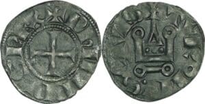 France - Philippe IV (1285-1314) - Denier tournois à l'O rond