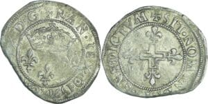 France - Charles IX (1560-1574) - Double sol parisis - 1571 K (Bordeaux)