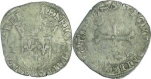France - Henri IV (1589-1610) - Douzain - 1er type - 1593 (Barcelonnette)