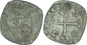 France - Henri IV (1589-1610) - Douzain du Dauphiné - 2ème type - 1594 Z (Grenoble)