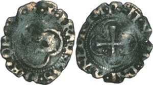 France - François 1er (1515-1547) - Denier tournois du Dauphiné - Romans