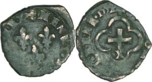 France - Henri II (1547-1559) - Double tournois 2ème type - 1552 X (Villefranche-de-Rouergue)