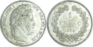 France - Louis-Philippe Ier (1830-1848) - 1 franc tête laurée 1834 K (Bordeaux)