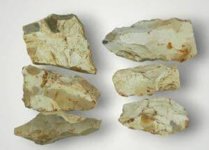 Paléolithique - Troissereux (60 Oise) - Lot de 6 silex