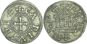 France - Charles II Le Chauve (840-877) - Denier (Meaux)