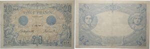 France - 20 francs (Bleu) Type 1905 - 17/03/1906
