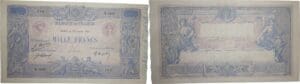 France - 1000 francs (Bleu et Rose) Type 1889 - 22/010/1921