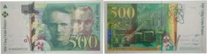 France - 500 francs (P & M Curie) Type 1993 - 1994