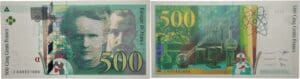 France - 500 francs (P & M Curie) Type 1993 - 1998