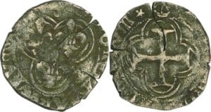 France - Charles VIII (1483-1498) - Double tournois - Bordeaux